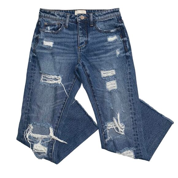 Buckle Guilded Intent Jeans High Rise Ankle Straight Jeans Size 25 - Picture 5 of 10